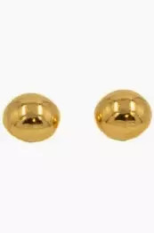 Silver Bar- Puolipallo, hopeakorvakorut. Kullattu