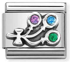 Nomination Italy- SILVERSHINE, classic. Balloons