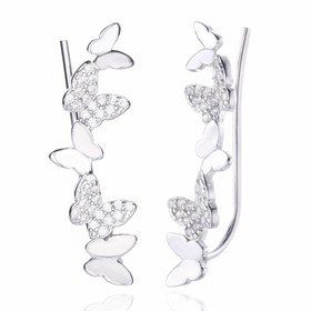 Classic silver- Hopeakorvakorut