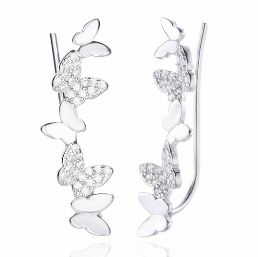 Classic silver- Hopeakorvakorut