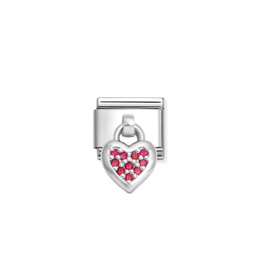 Nomination Italy- Classic, Silvershine. Sydän