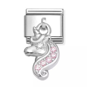 Nomination Italy- Classic, Silvershine. Unicorn