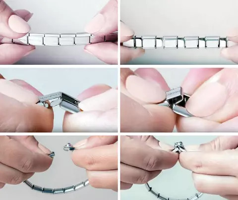 Nomination Italy- Classic, Silvershine. Unicorn