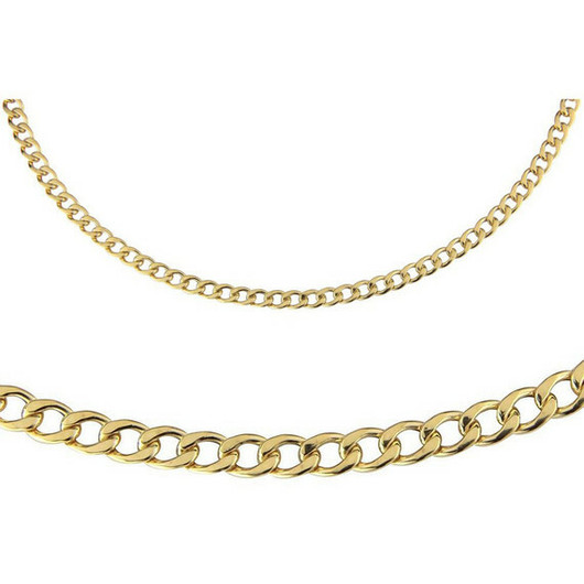 Korutuote Oy- Riipusketju, 50cm. panssari. Kulta