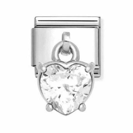 Nomination Italy- Classic, Silvershine. Sydän