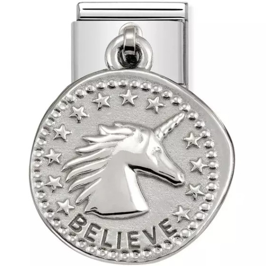 Nomination Italy- Silvershine collection, classic. Belive