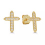 Korutuote Oy- Ristinmuotoiset kultakorvakorut
