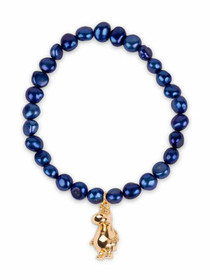 Muumi koru- Muumisininen rannekoru