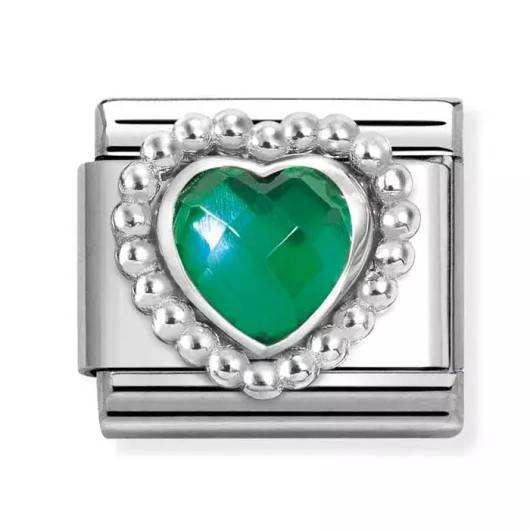 Nomination Italy- Classic, Silvershine. Heart