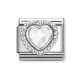 Nomination Italy- Classic, Silvershine. Heart