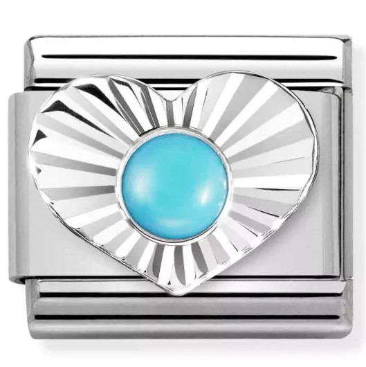 Nomination Italy- Classic, Silvershine. Sydän