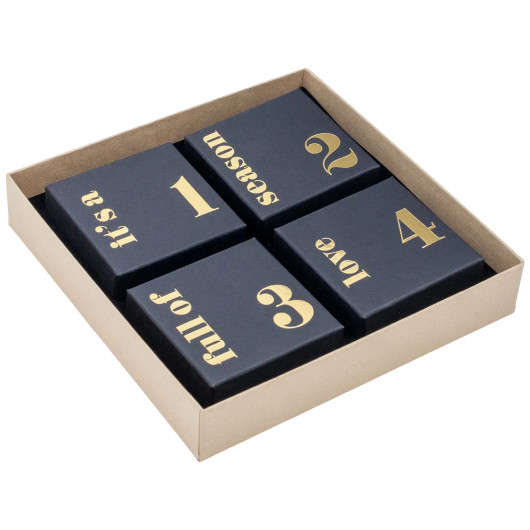 Adventtikalenteri- Jouluaiheella, koruille