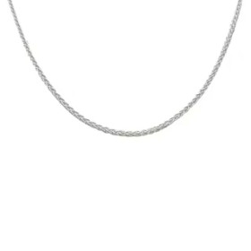 Catwalk Jewellery- Spigalink kaulakoru hopea - 1,5 mm, riipusketju