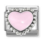 Nomination Italy- Pink Heart, classic. 
