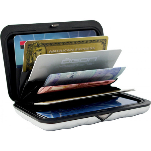 Ögon- Alumiinilompakko, Button. USEITA VÄREJÄ!