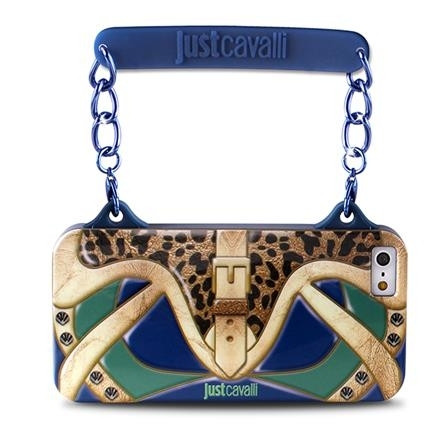 Just Cavalli- Clutch Cover Apple iPhone 5/5S Blue
