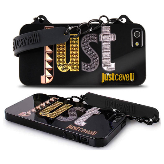Just Cavalli- Clutch Cover Apple iPhone 5/5S Black