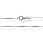 Korutuote Oy- Hopeaketju, hopea rodinoitu. 38cm. Beads Diamond Cut, palloketju