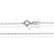 Korutuote Oy- Hopeaketju, hopea rodinoitu. 38cm. Beads Diamond Cut, palloketju
