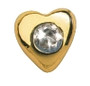 Hammaskoru- Timantti sydän, valkokulta