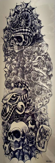 Skull, fortune, snake XL