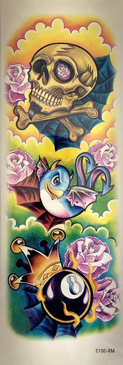 Yellow skull, fortune XL