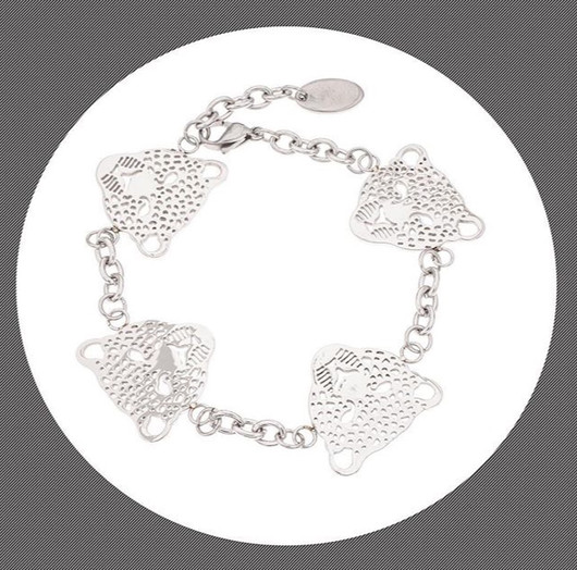 Silver Bar- Pantera rannekoru, teräs