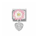 Nomination Italy- Classic Charms, Pinkki kukka ja sydän