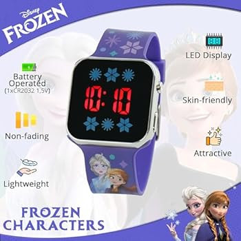 Disney- Led Watch Frozen, rannekello
