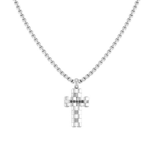 Nomination Italy- Kaulakoru,Risti  teräs. Timantilla