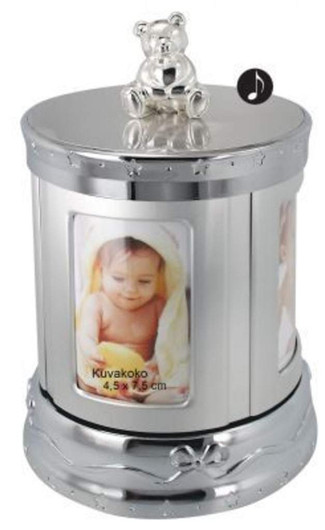 Soittorasia-  valokuvakehyksillä, tinattu