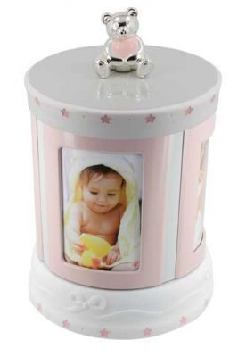 Soittorasia-  valokuvakehyksillä, tinattu