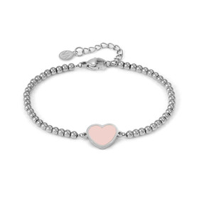 Nomination Italy- Emosfere Pink Heart Beaded, rannekoru
