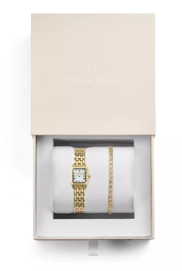 MOCKBERG- Classic-kellomme ja elegantti rannekoru, setti