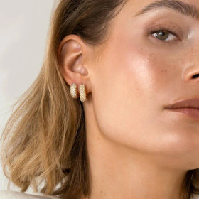 MOCKBERG- Amour Hoops Medium, korvakorut