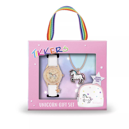 Tikkers- Unicorn Gift Set, rannekello