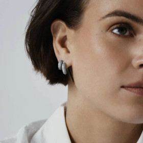 MOCKBERG- Beaded Hoops, korvakorut.