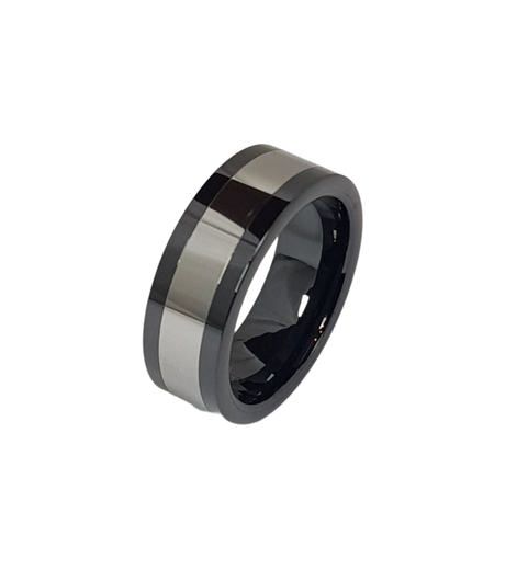 Bosie- Sormus, ceramic/tungsten. USEITA KOKOJA!