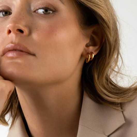 MOCKBERG- Classic Hoops medium, korvakorut