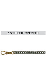 Taskukellonperä- Panssari, antiikkihopeoitu