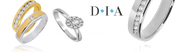 DIA - Timanttikoruja, sormukset sekä riipukset