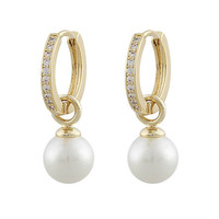 Snö of Sweden- Core pearl ring ear, korvakorut