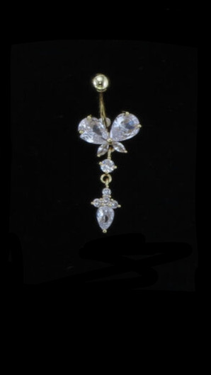 Lävistyskoru- Napakoru, perhonen/rusetti