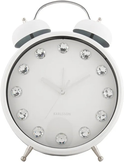 Karlsson- Herätyskello, pöytäkello. Glam