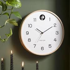 Karlsson- Seinäkello. Natural Cuckoo 