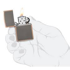 Zippo- Rustic Bronze, sytytin
