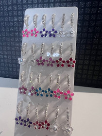 Friman- Kukka, hopeakorvakorut