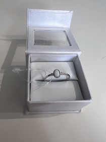 Classic silver- Sormus, Opali. Hopea. USEITA KOKOJA!