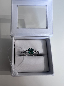 Classic silver- Sormus, apila. Hopea. USEITA KOKOJA!