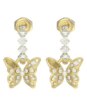 GUESS- Korvakorut, Butterfly. Teräs. 